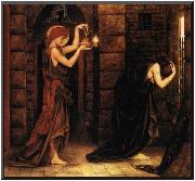 Evelyn De Morgan Hope in a Prison of Despair, oil on canvas